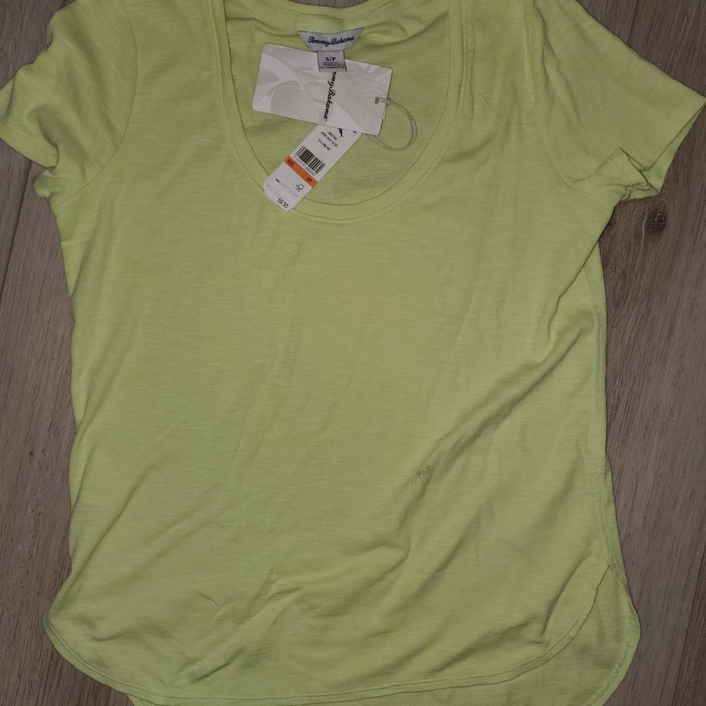 Tommy Bahama lime green Ashby Tee